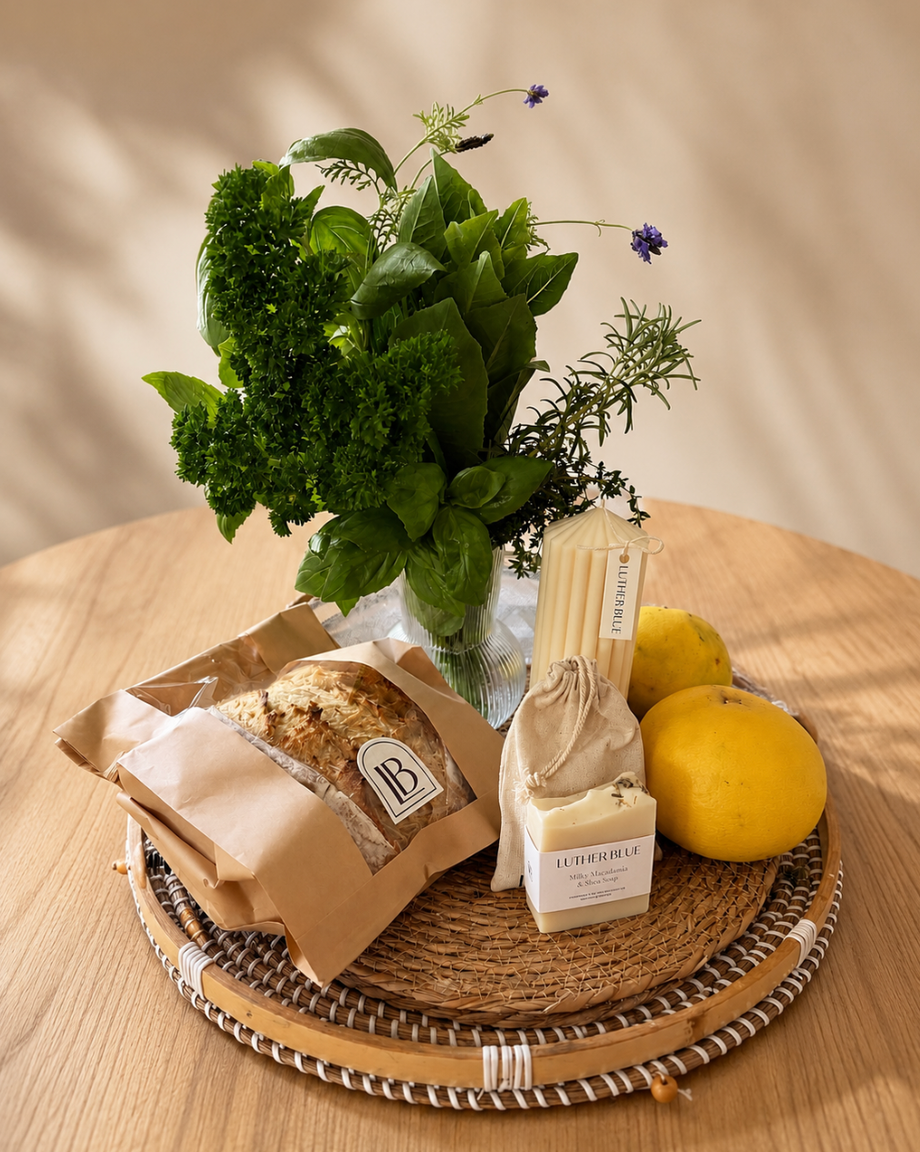 Weekly Seasonal Bundle | Seasonal Produce, Candle & Cold Processed Soap