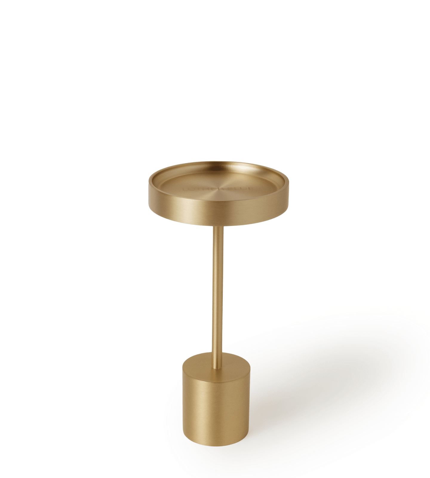 Tall Solid Brass Candle Holder