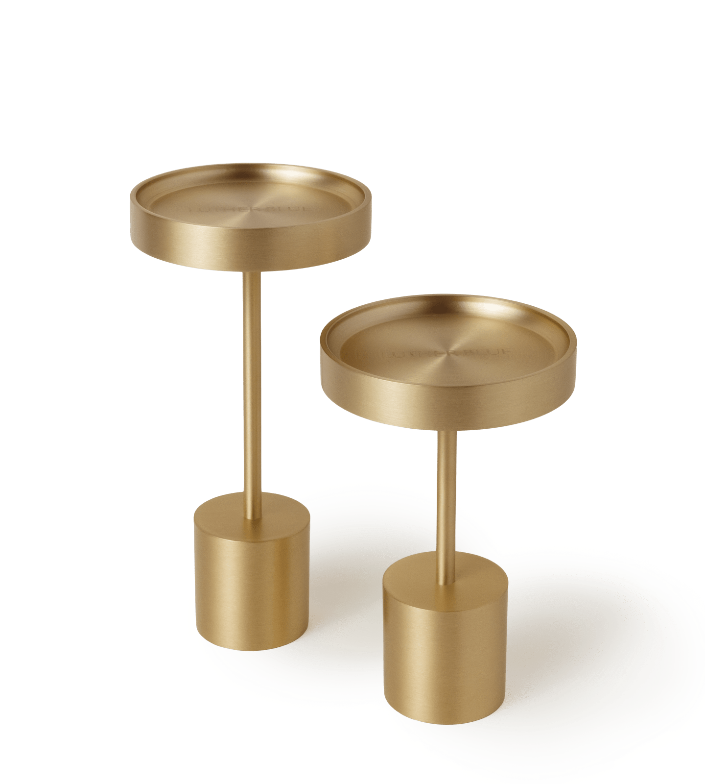 Tall Solid Brass Candle Holder